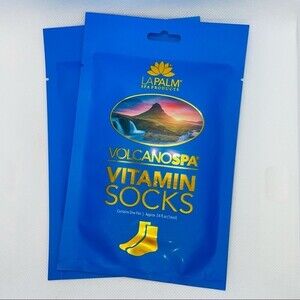2pc VolcanoSpa Vitamin Socks